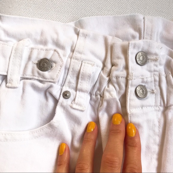 π PAPER BAG HIGH WAIST WHITE JEANS! - Picture 7 of 16